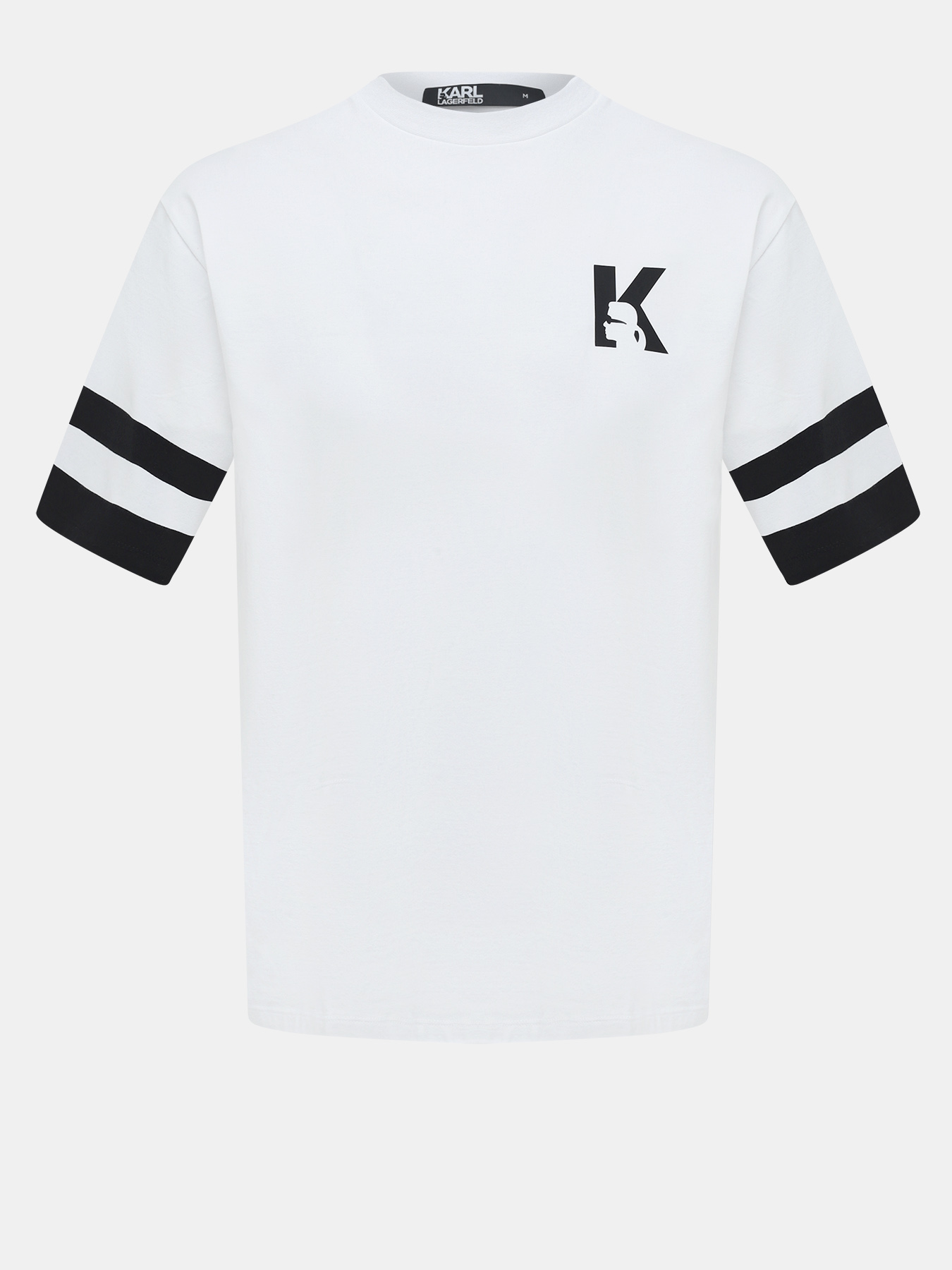 

Футболка мужская Karl Lagerfeld 469044 белая 48-50 RU, Белый, 469044