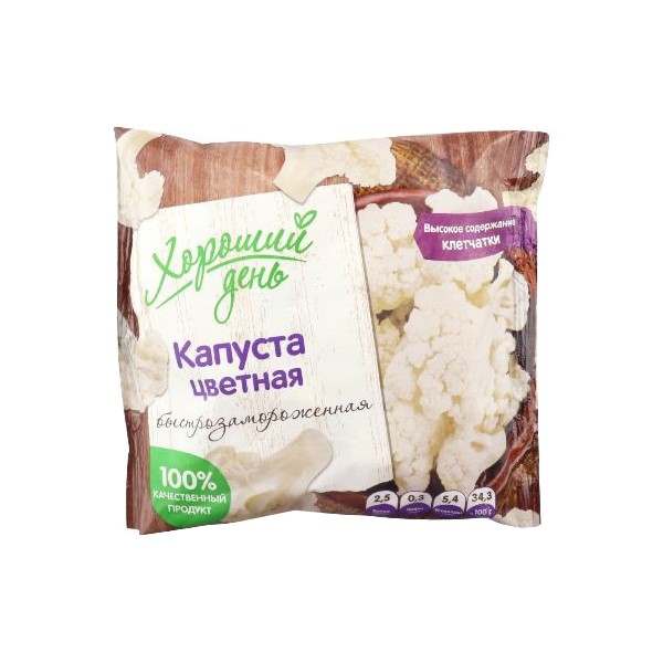 

Капуста цветная Хороший день 380 г