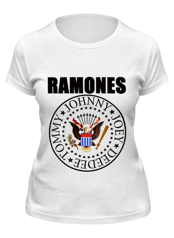 

Футболка женская Printio Ramones белая XL, Белый, Ramones