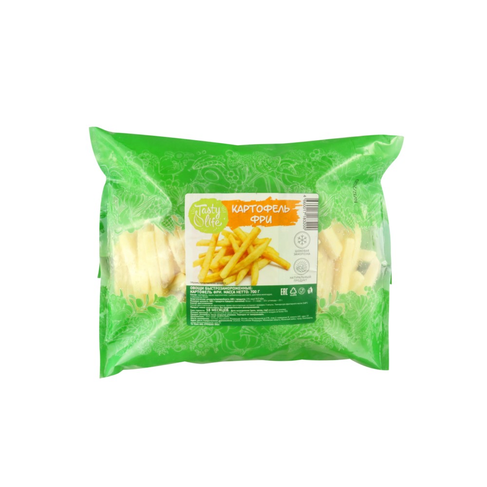 

Картофель Фри Tasty life замороженный 700 г