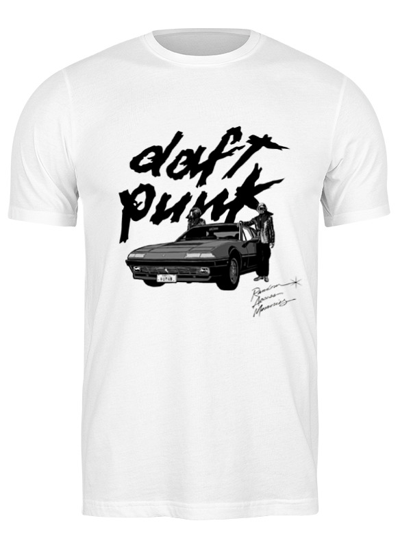 

Футболка мужская Printio Daft punk белая XL, Белый, Daft punk
