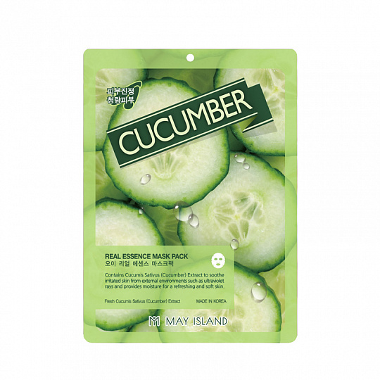 

Тканевая маска May Island Real Essence Mask Pack Cucumber, Cucumber