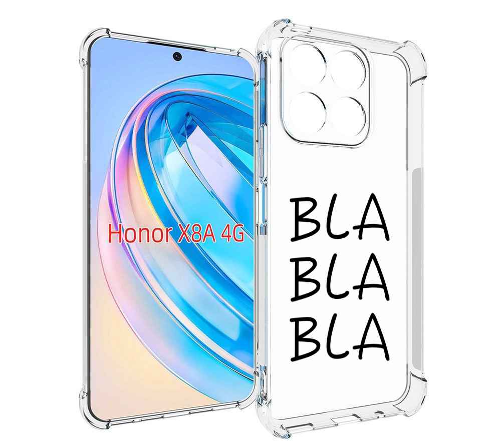 

Чехол MyPads Bla-Bla для Honor X8a, Tocco