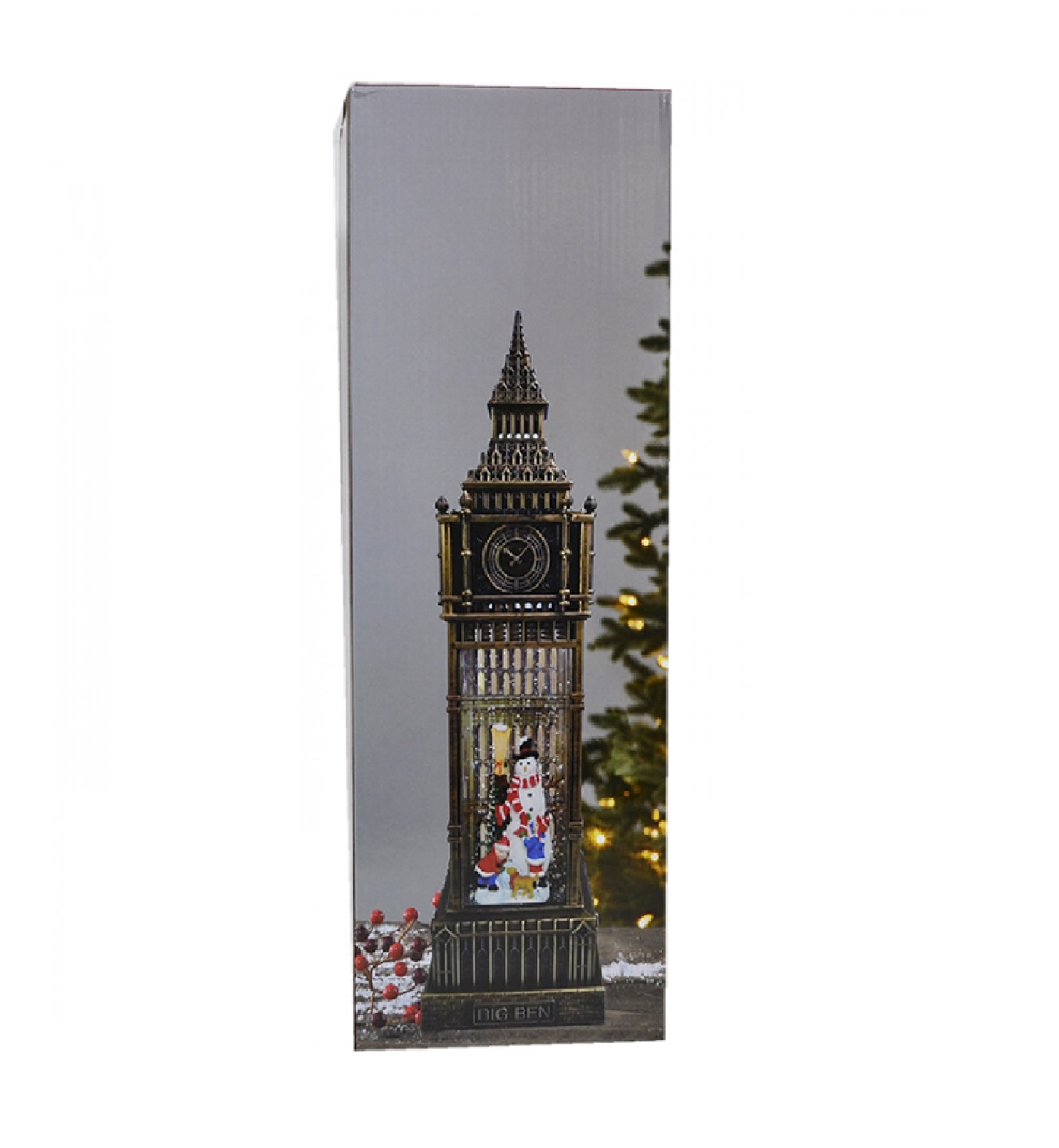 Фонарь новогодний Azime LED Big Ben арт.512 музыкальный