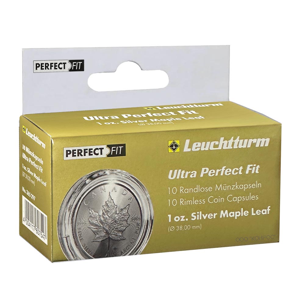 

Капсулы для монет Leuchtturm Ultra 38 мм, 10 шт