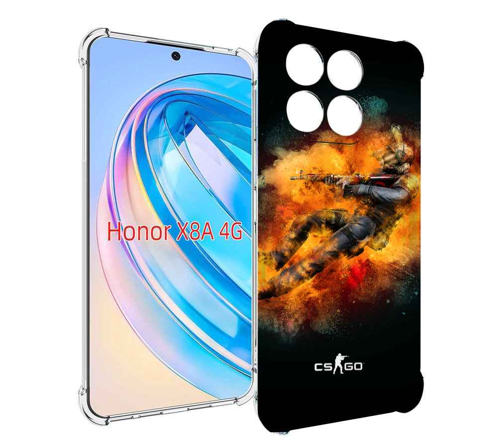 

Чехол MyPads CS-go-Контр-террорист мужской для Honor X8a, Tocco