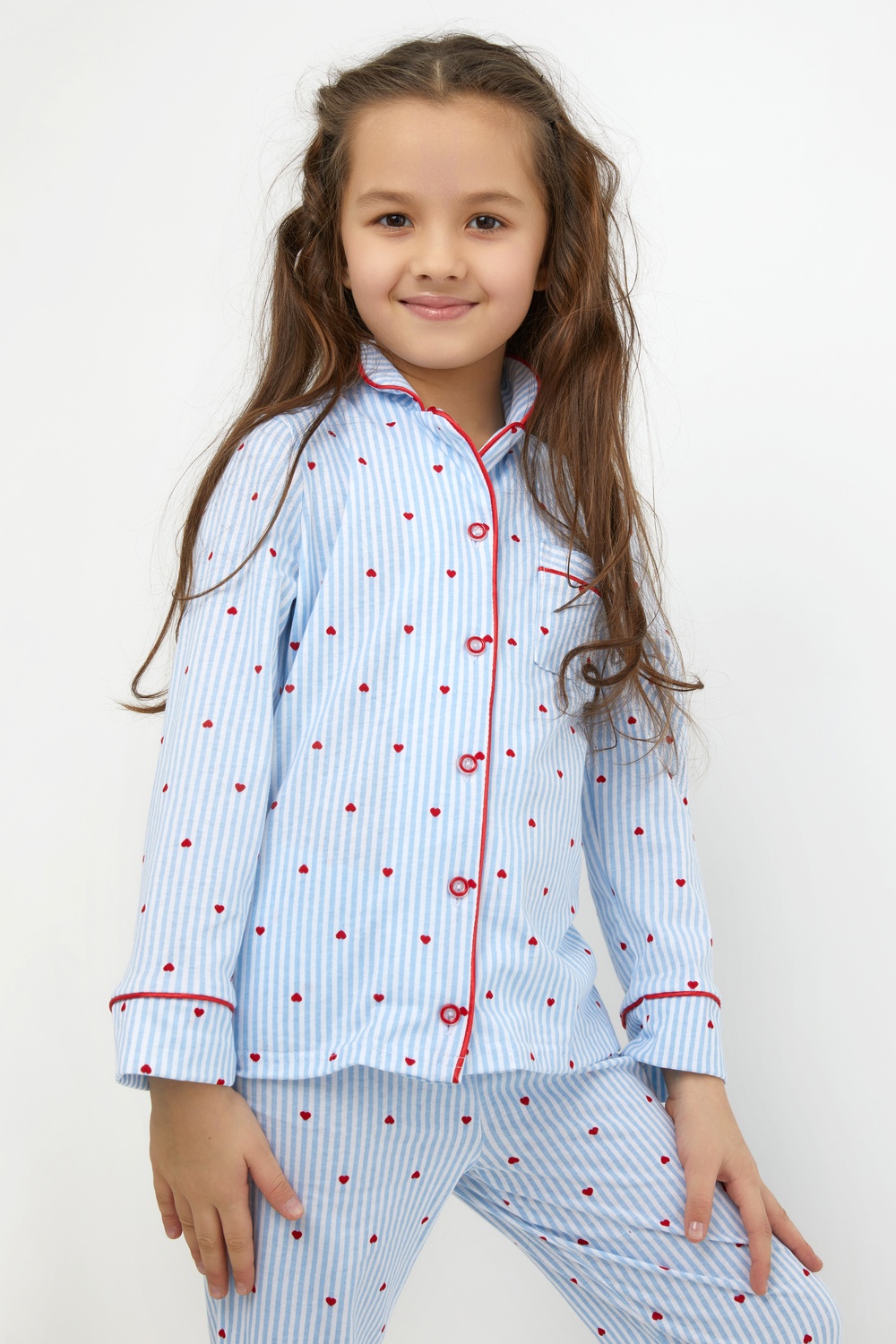 фото Пижама для девочки с рубашкой алиса-кант 9-11 лет пк0004-36 детский трикотаж 37
