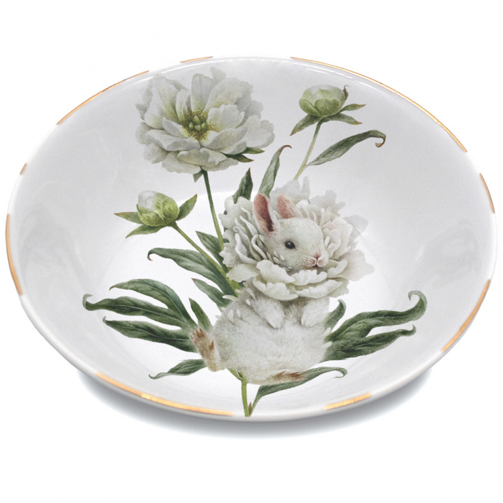 

Пиала 600 мл "Крольчонок/Ветвь пиона" Счастье в мелочах, Пиала 600 мл "Крольчонок/Ветвь пиона"