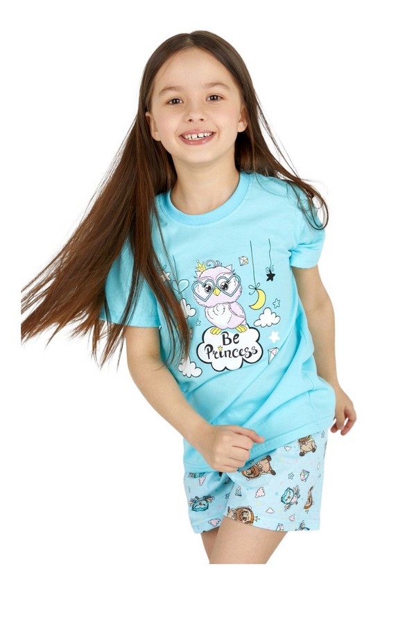 

Пижама детская Евсеев С.В. ИП ШФ0001 цв.голубой р.140, ШФ0001