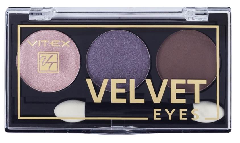 фото Тени витекс velvet eyes 02 royal violet vitex