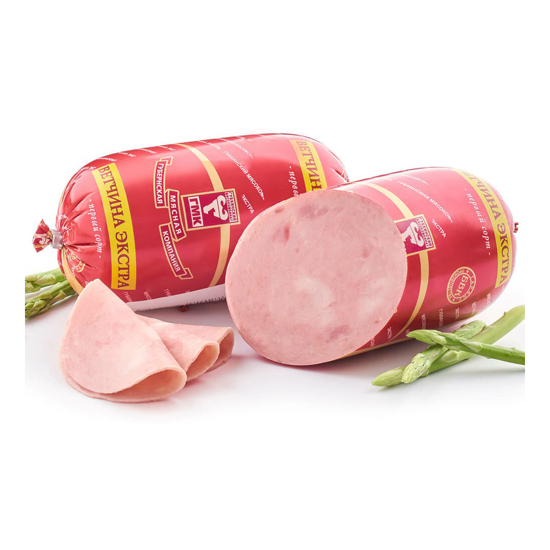 

Ветчина варено-копченая Губкинский мясокомбинат Экстра
