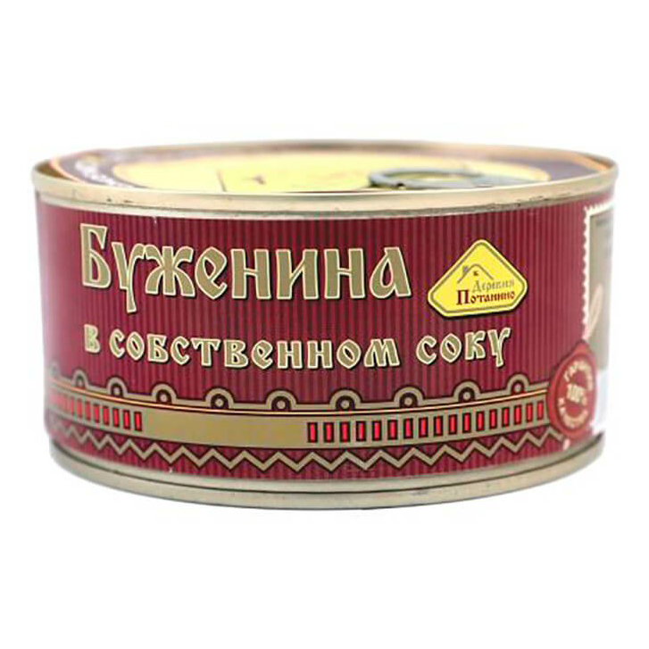 

Буженина свиная Потанино в собственном соку 325 г
