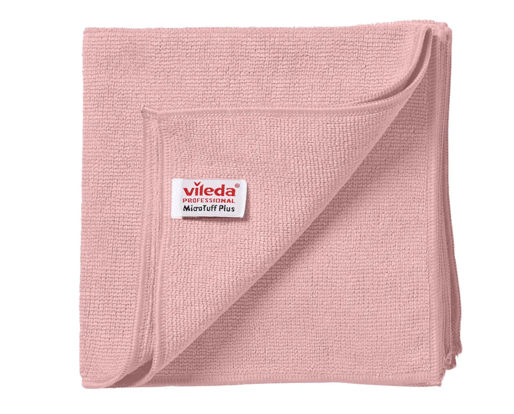 

Салфетка Vileda Professional МикроТаффПлюс красный 38х38 см