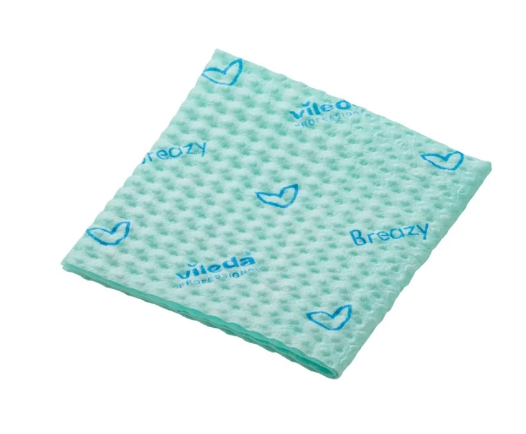 

Салфетка Vileda Professional Бризи зеленая 35,5x35 см