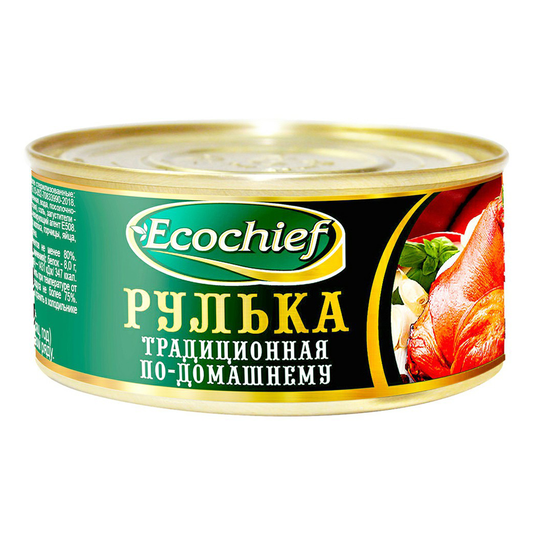 

Рулька Ecochief традиционная по-домашнему 325 г, традиционная по-домашнему