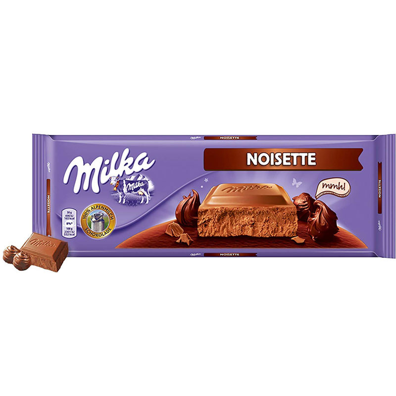 Плитка Milka Noisette молочный шоколад 270 г Швейцария