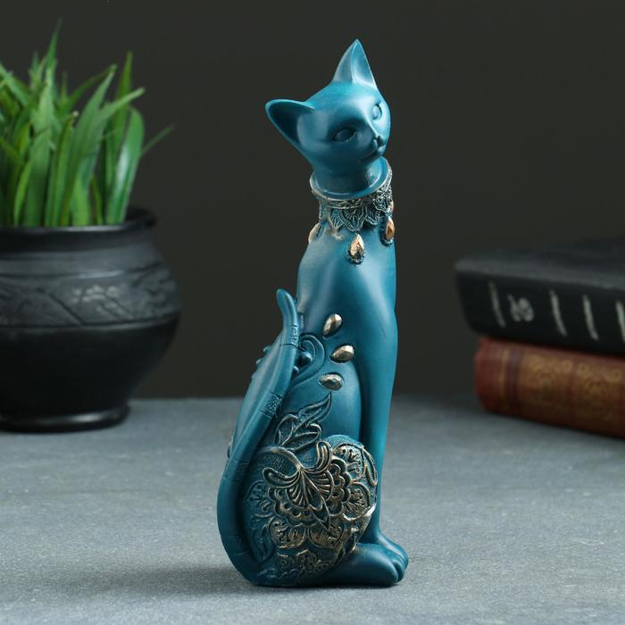 

Фигура "Кошка" синяя, 20х8см, Синий