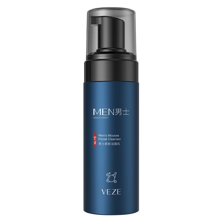 Veze Мужской очищающий мусс для лица Mens Mousse Facial Cleanser, 150г