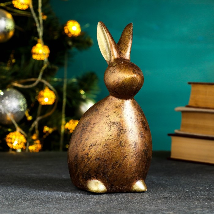 

Фигура "Кролик интерьерный" бронза, 18х9х10см