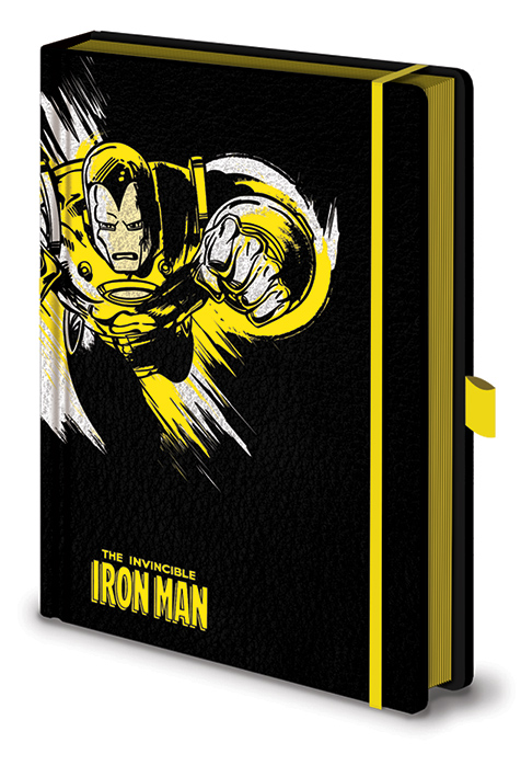 

Блокнот Marvel: Retro Iron Man Mono