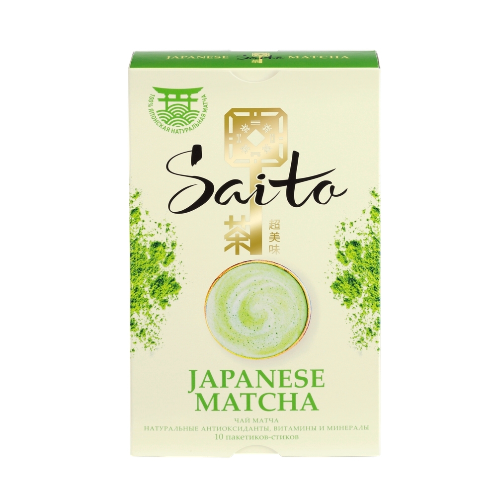 

Чай зеленый Saito Japanese Matcha 10 пак