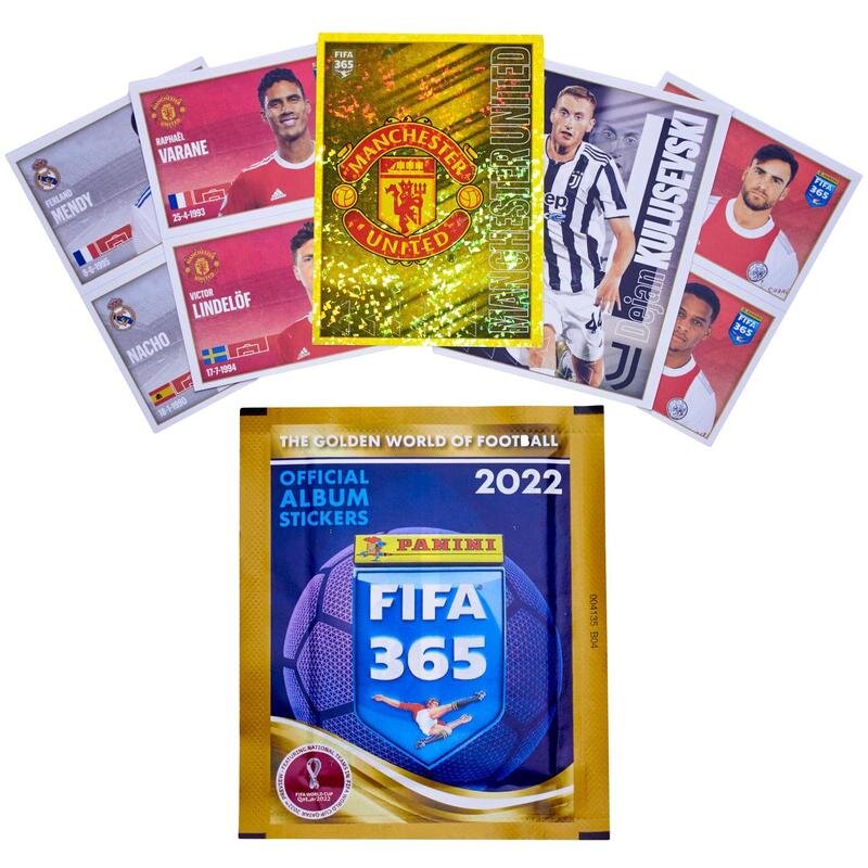 

Книга Наклейки Panini Fifa 365 сезон 2021-2022 5 штук в пакетике, 1501742