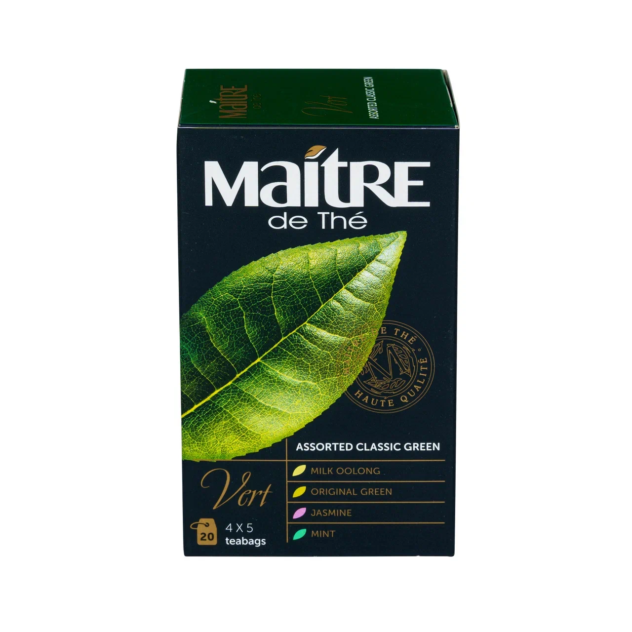 Чай зеленый Maitre De The Classic Green пакетированный (20 пак.) 40 гр