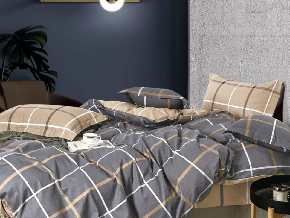 

Постельное белье Asabella из сатина 2172-6 евро, ANBL-2172