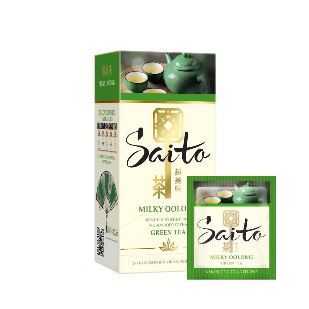 Чай зеленый Saito Milky Oolong 25 пак