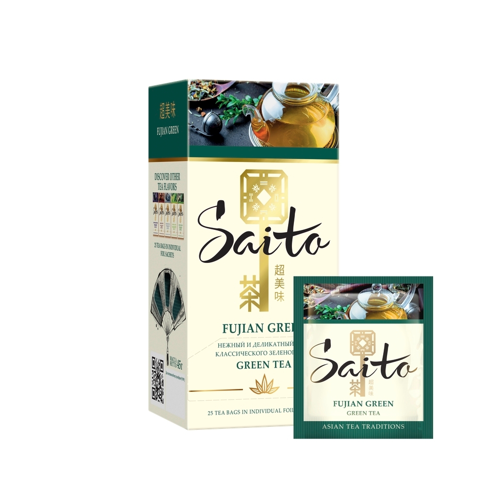 

Чай зеленый Saito Fujian Green 25 пак