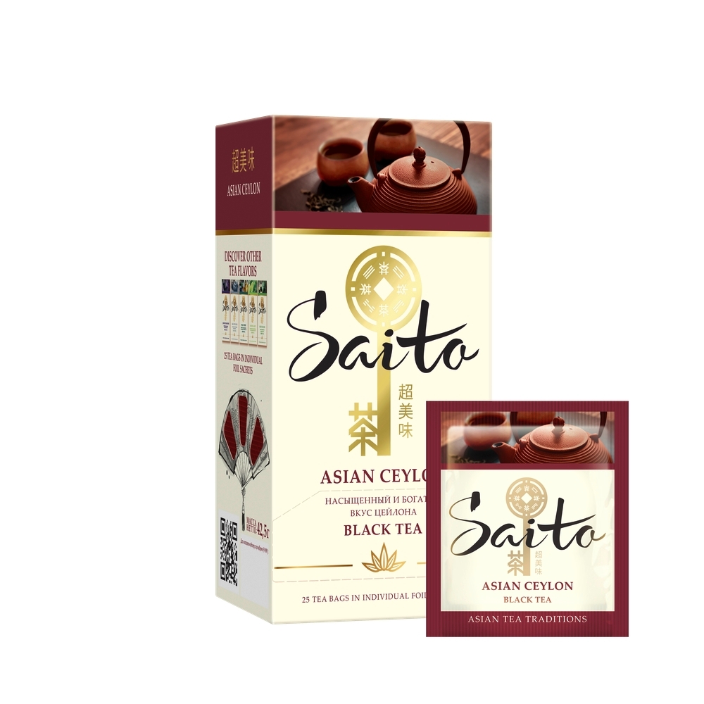Чай черный Saito Asia Ceylon 25 пак