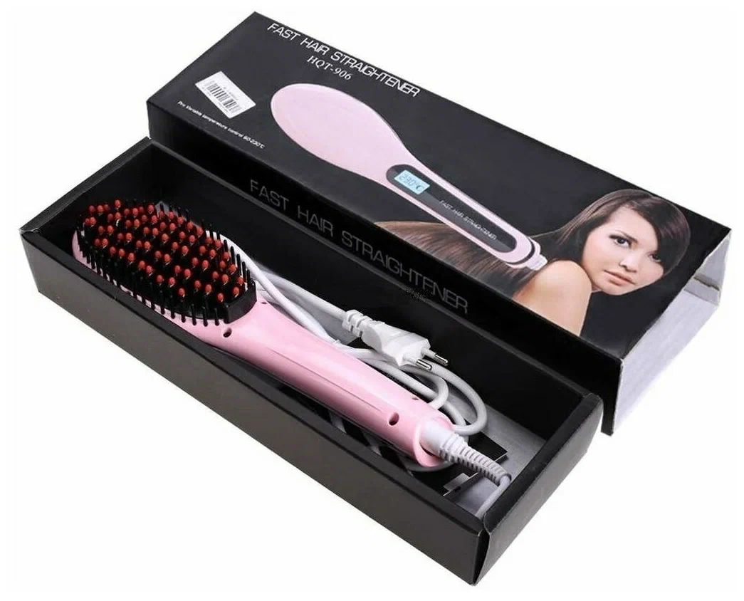 

Выпрямитель волос Ripoma STRAIGHTENER розовый, STRAIGHTENER