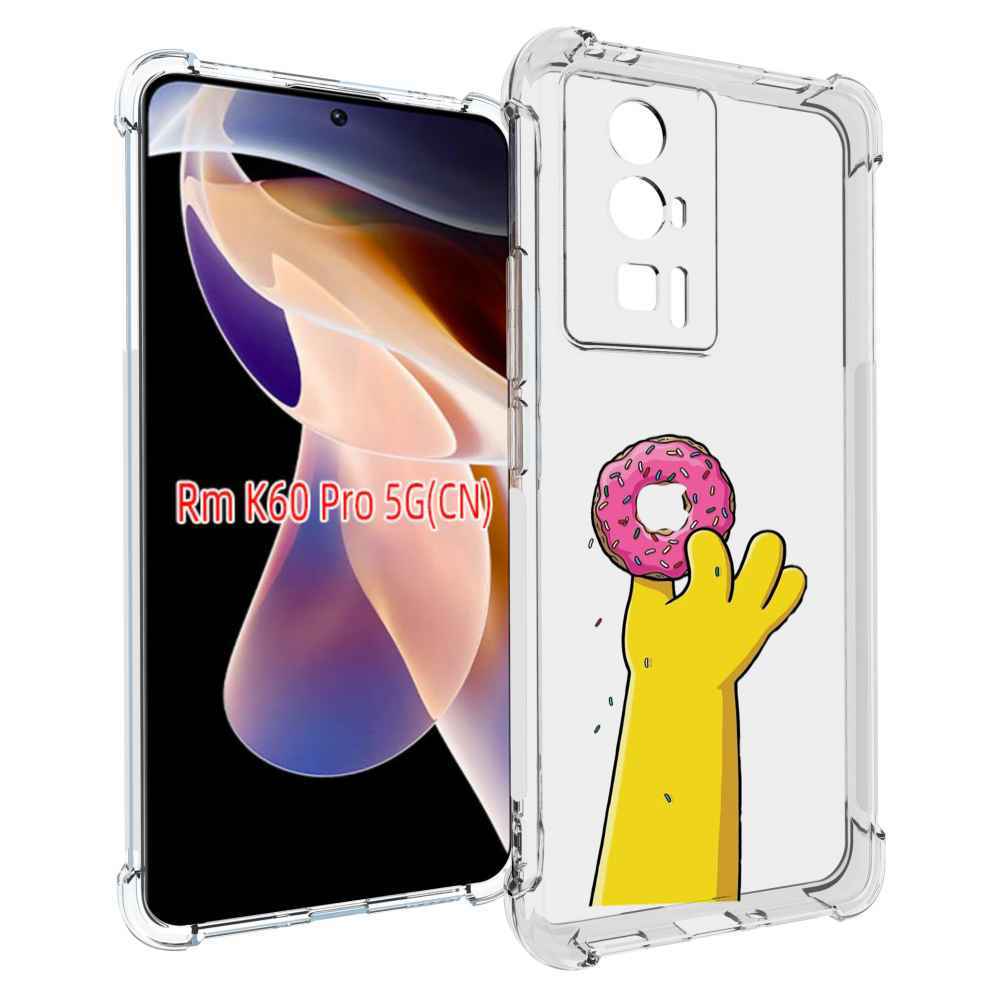 

Чехол MyPads вкусный-пончик для Xiaomi Redmi K60 Pro, Прозрачный, Tocco