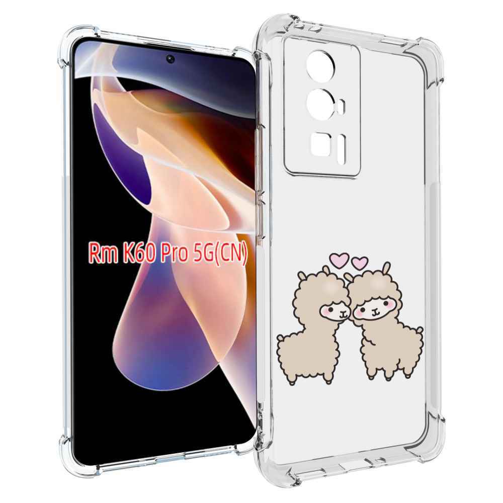 

Чехол MyPads влюбленные-барашки для Xiaomi Redmi K60 Pro, Прозрачный, Tocco
