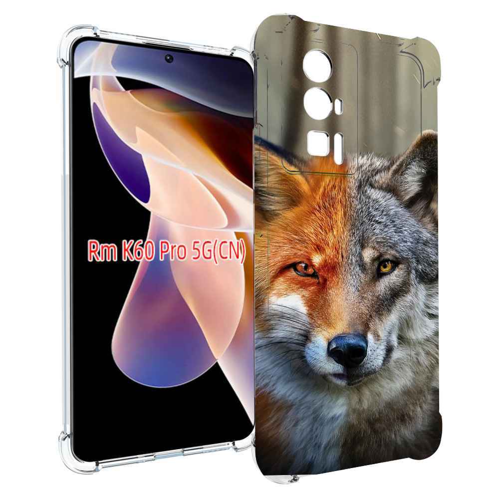 

Чехол MyPads волк-лиса для Xiaomi Redmi K60 Pro, Прозрачный, Tocco