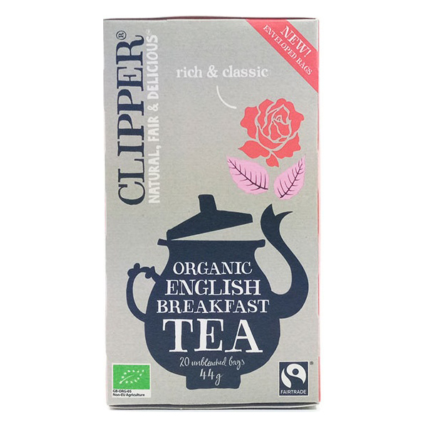 фото Чай черный clipper organic english breakfast 20пак