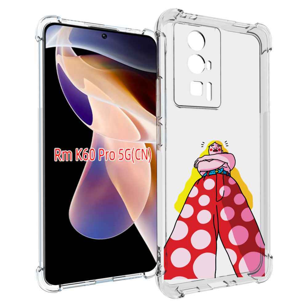 

Чехол MyPads высокая-девушка для Xiaomi Redmi K60 Pro, Прозрачный, Tocco