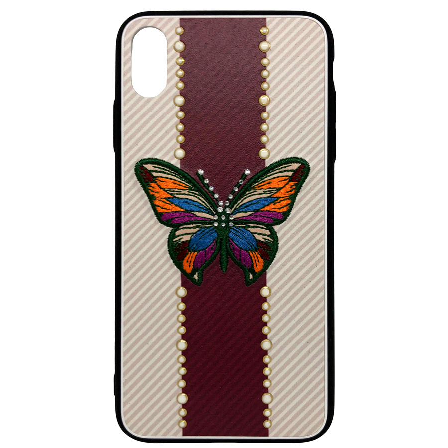 фото Чехол для iphone xs max totu butterfly love - бордовый (aaixsmax-019)