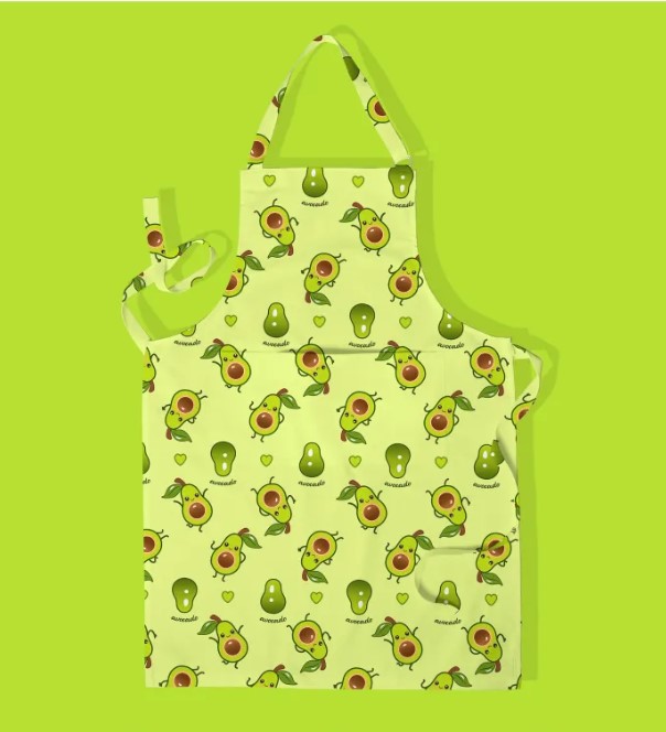 

Фартук рогожка 65х85 с карманом Crazy Getup Avocado, Зеленый