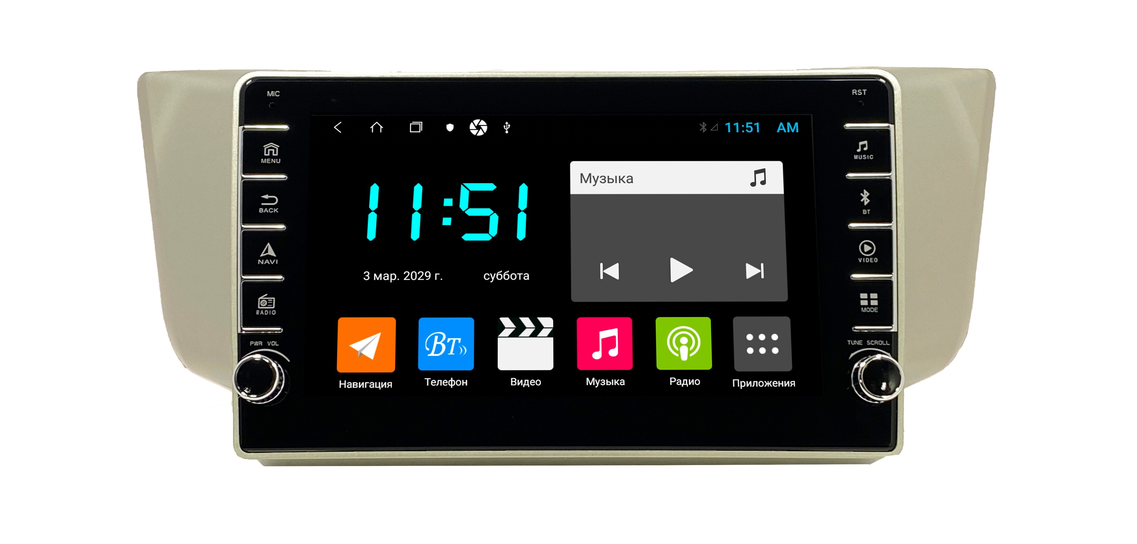 Автомагнитола ANDROID Lexus RX300 Android 12 464GB с крутилками Мультируль ШГУ А 2875100₽