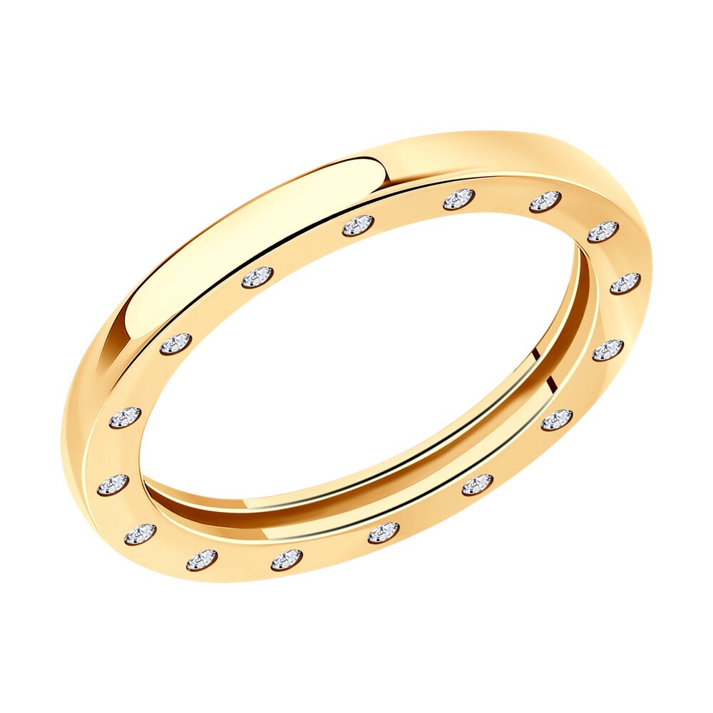 

Кольцо из серебра р. 17 Diamant 93-110-02029-2, фианит, 93-110-02029-2