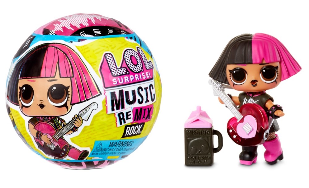 Кукла L.O.L. Surprise - сюрприз Ремикс Рок PDQ 577522 l o l lil outrageous surprise кукла omg remix rock fame queen and keytar