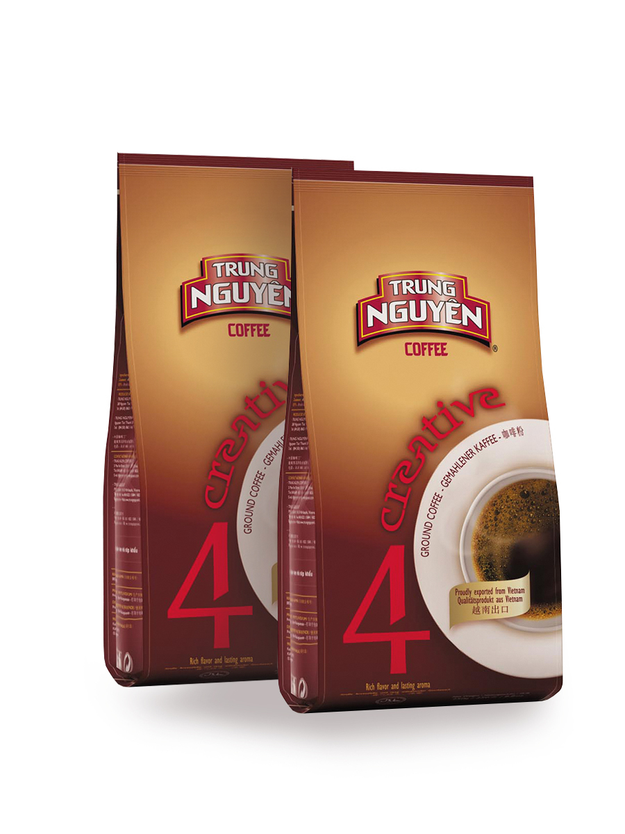 

Кофе молотый Trung Nguyen Креатив №4 (купаж), 2 упаковки по 250 г