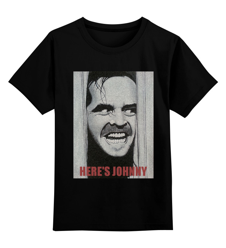 

Футболка детская Printio Here's johnny цв. черный р. 116, Here's johnny