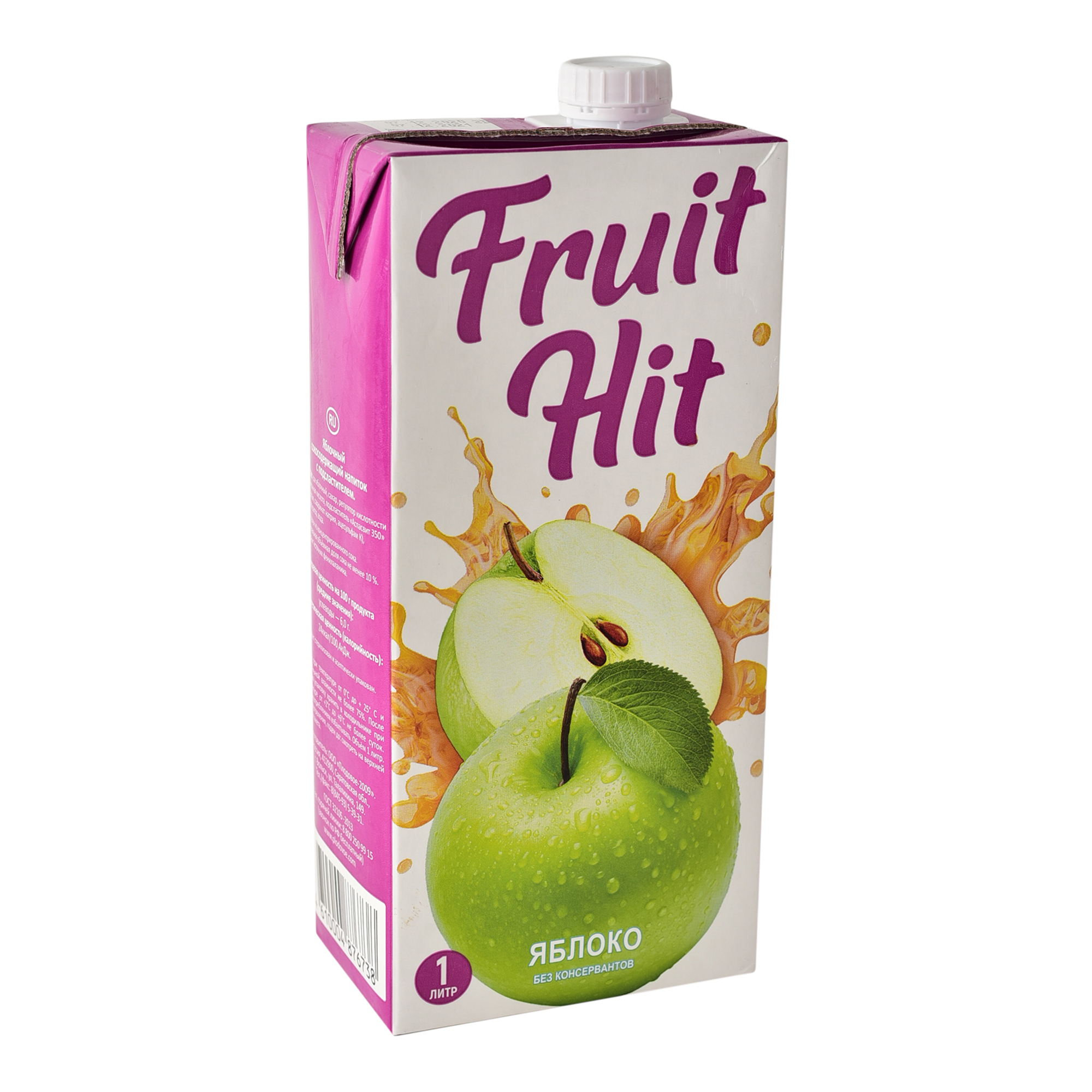Напиток сокосодержащий Fruit Hit яблоко 1 л