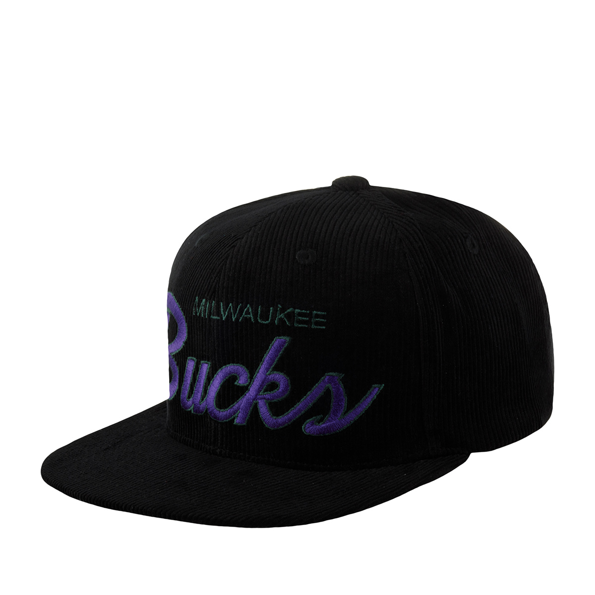 Бейсболка Mitchell & Ness HHSS4797-MBUYYPPPBLCK Milwaukee Bucks NBA черная, one size