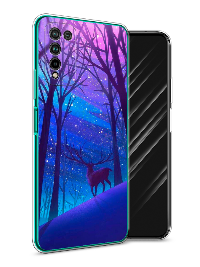 

Чехол Awog на Honor 10X Lite "Северный олень", Фиолетовый;голубой;синий, 6104650-2