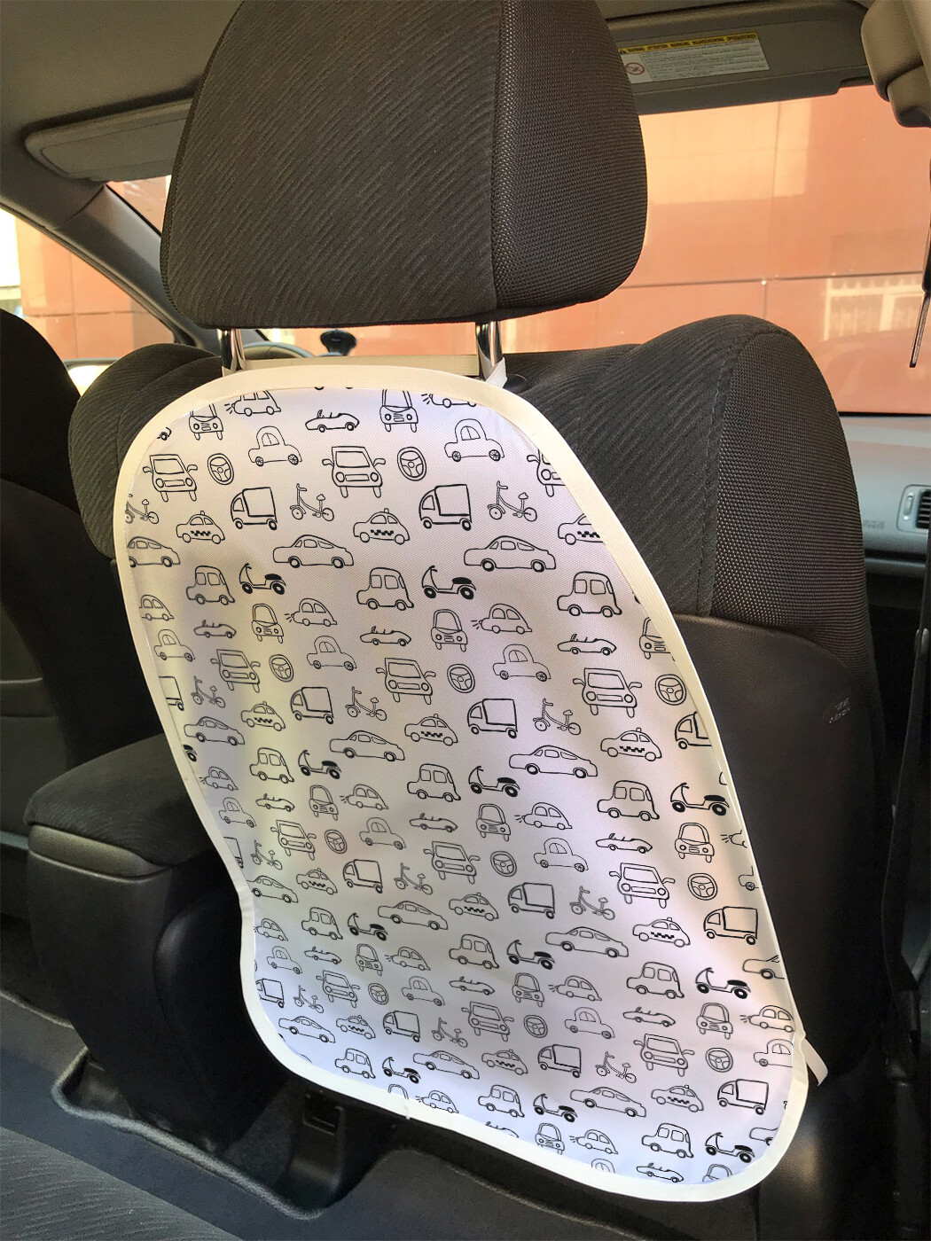 

Накидка на спинку сиденья JoyArty Зарисовки авто наив, 45х62, Зарисовки авто наив
