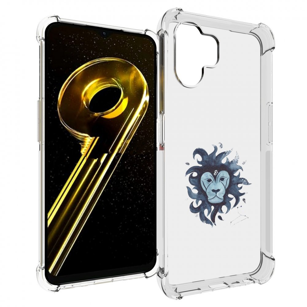 

Чехол бампер MyPads знак зодиака лев 5 для Realme 10 5G противоу..., Прозрачный, Tocco
