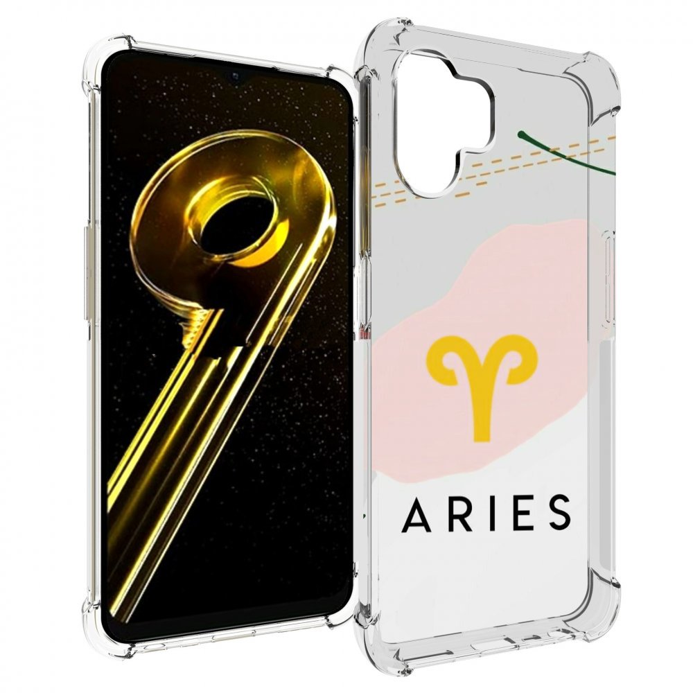 

Чехол бампер MyPads знак зодиака овен 7 для Realme 10 5G противо..., Прозрачный, Tocco